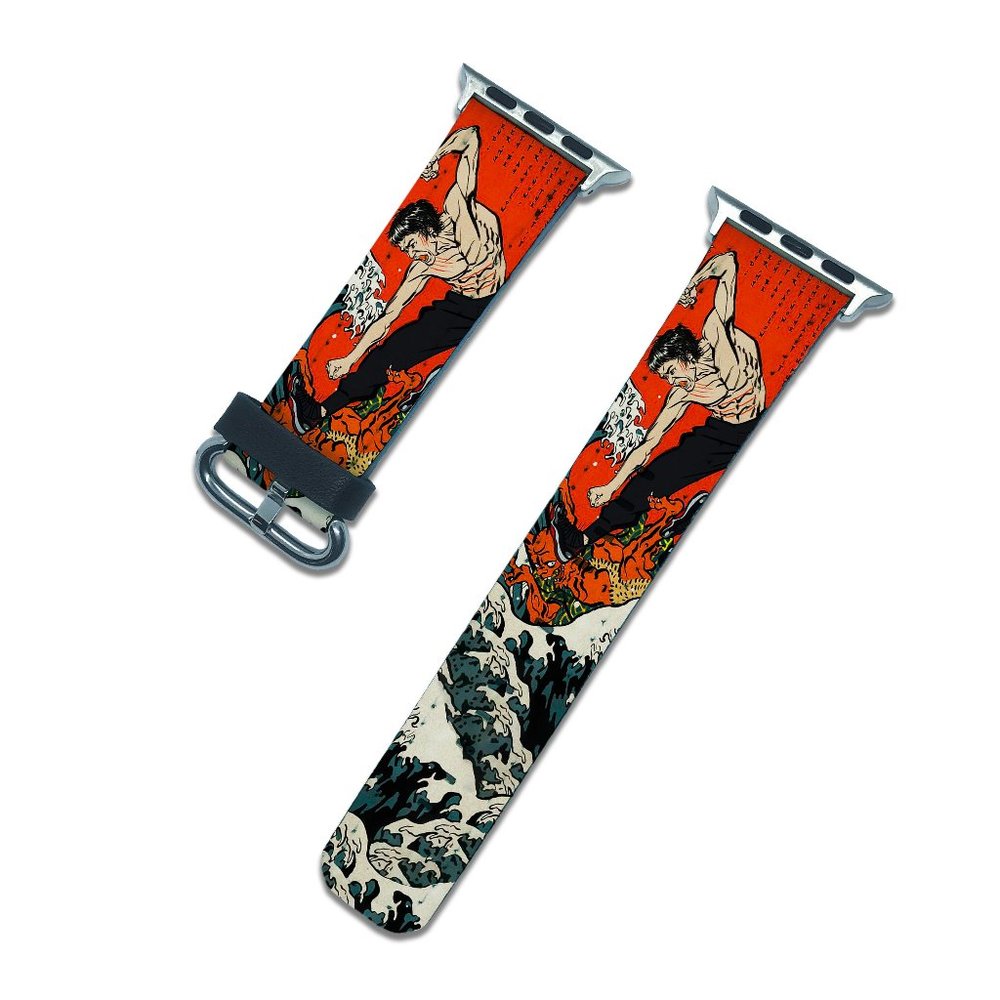 Japanese Kanagawa apple watch band series 7 6 5 SE 45 41 42 44 38 40 mm straps